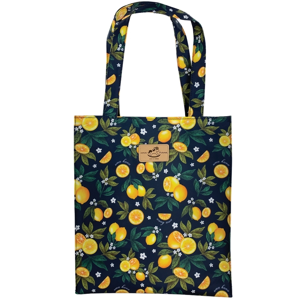 Waterproof Lemon Large Tote Shoulder Bag Travel Purse